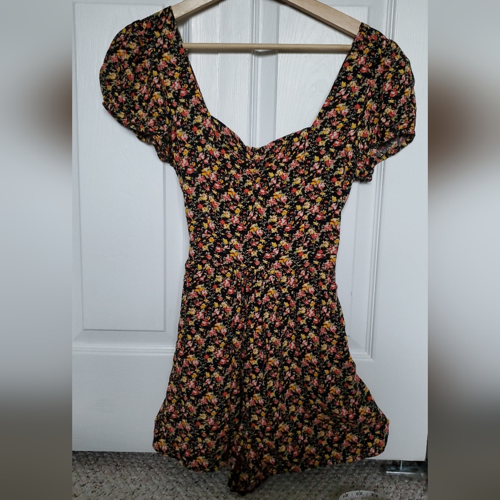 Floral Print Romper